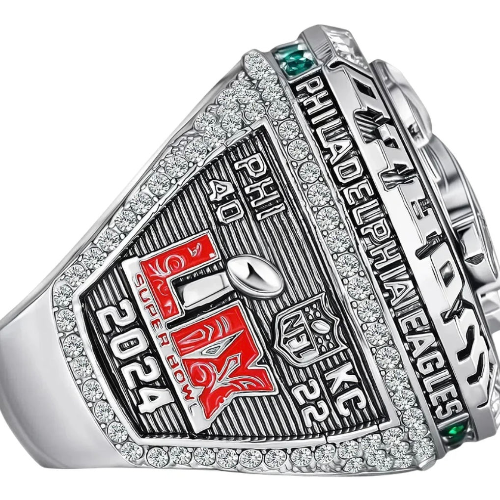 2024 Philadelphia Eagles Replica Championship Ring (Fan's Edition)