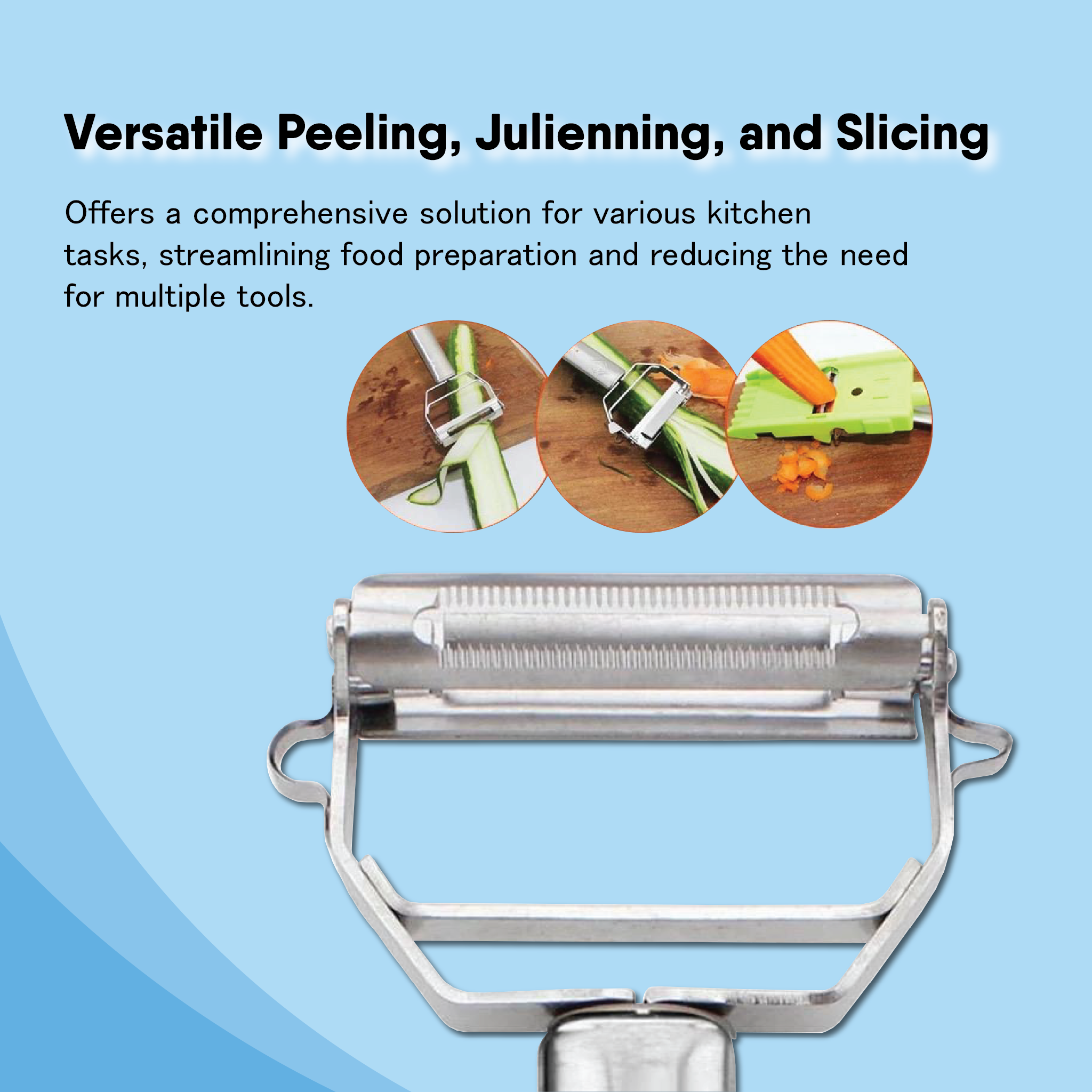 VersaPeel Pro - Multifunctional Potato Peeler